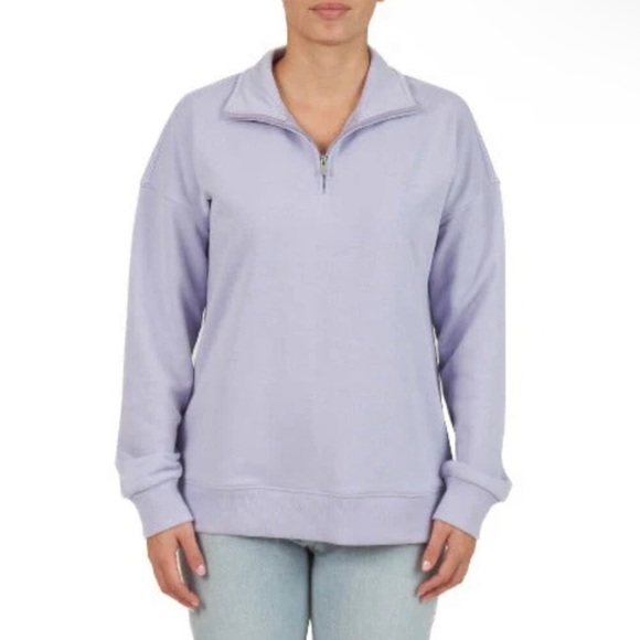 Lilac lazy pants quarter zip - Picture 1 of 6